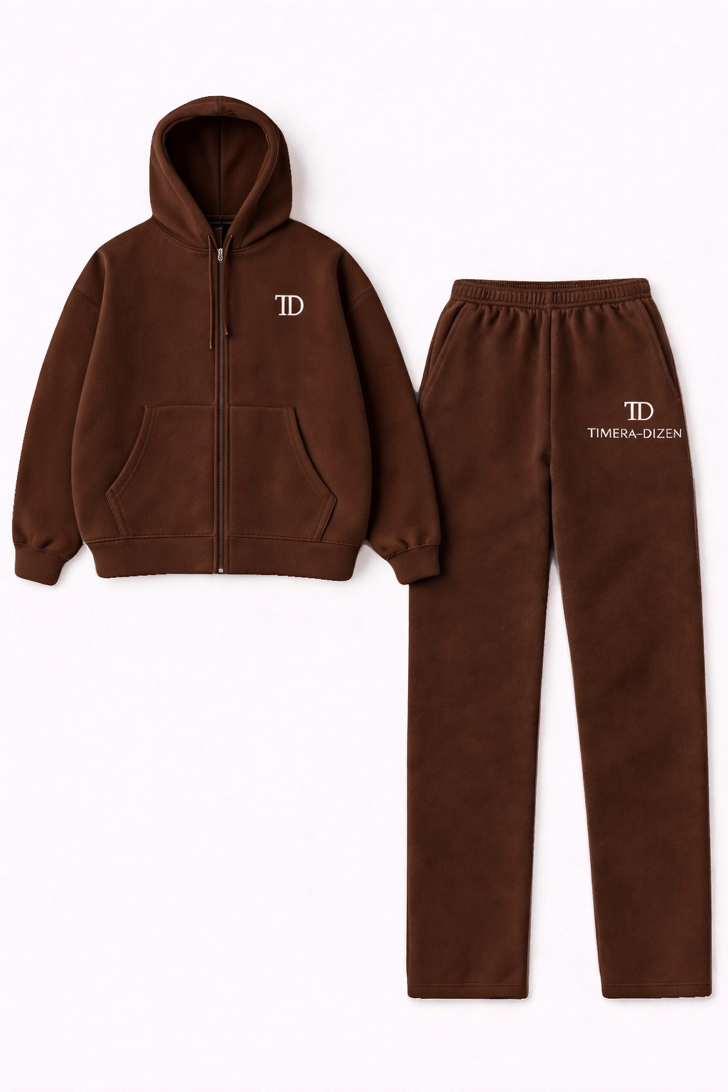 Ensemble Premium Oversize Marron