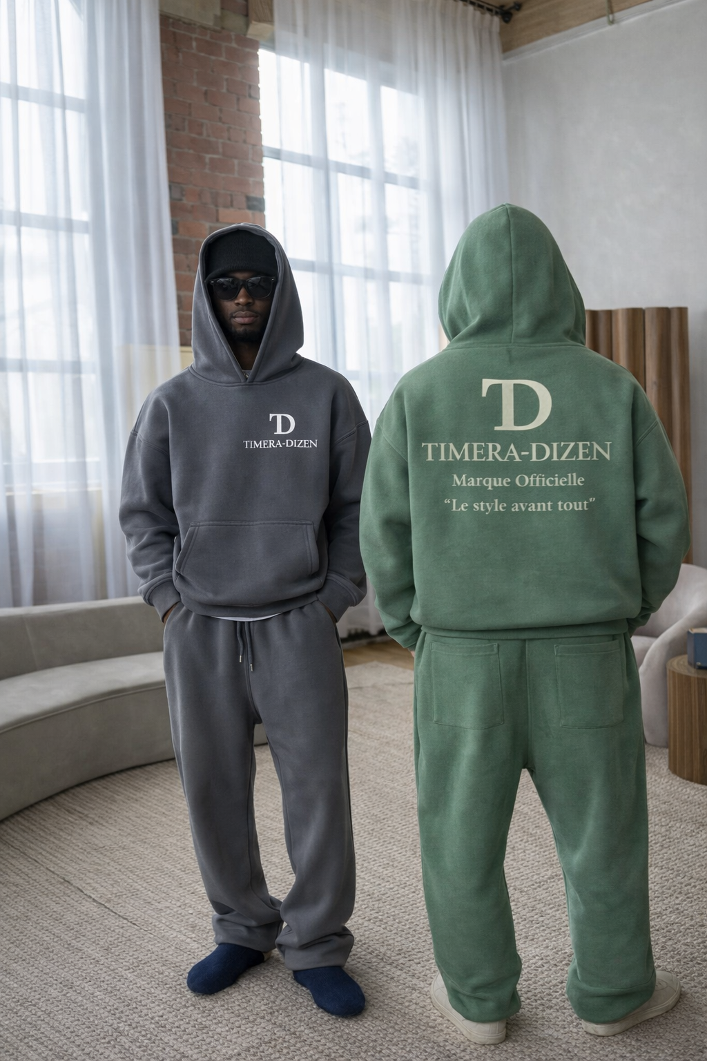 Ensemble Hoodie + Jogging Oversize TIMERA-DIZEN